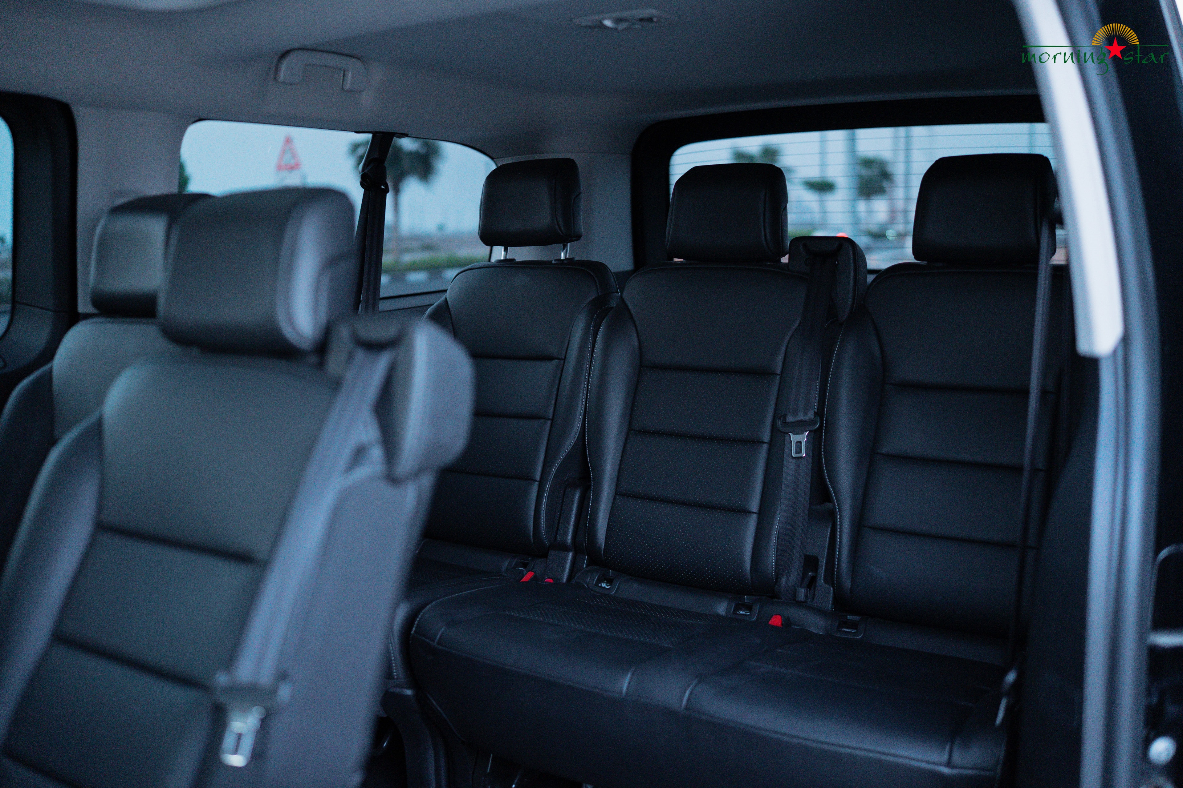 Citroën SpaceTourer rear passenger seats black leather — Morning Star UAE