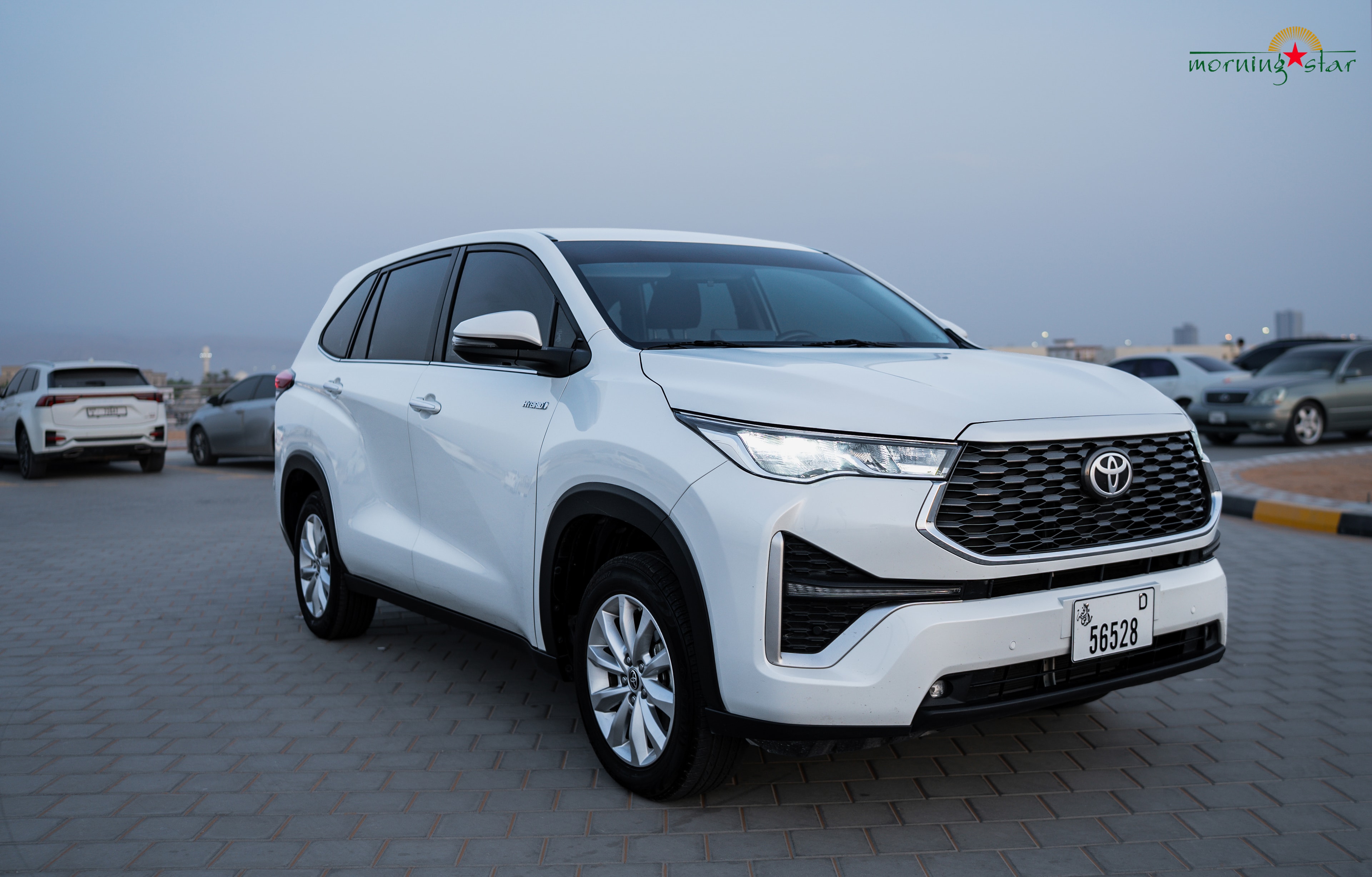 Toyota Innova Hycross front angle — Morning Star fleet