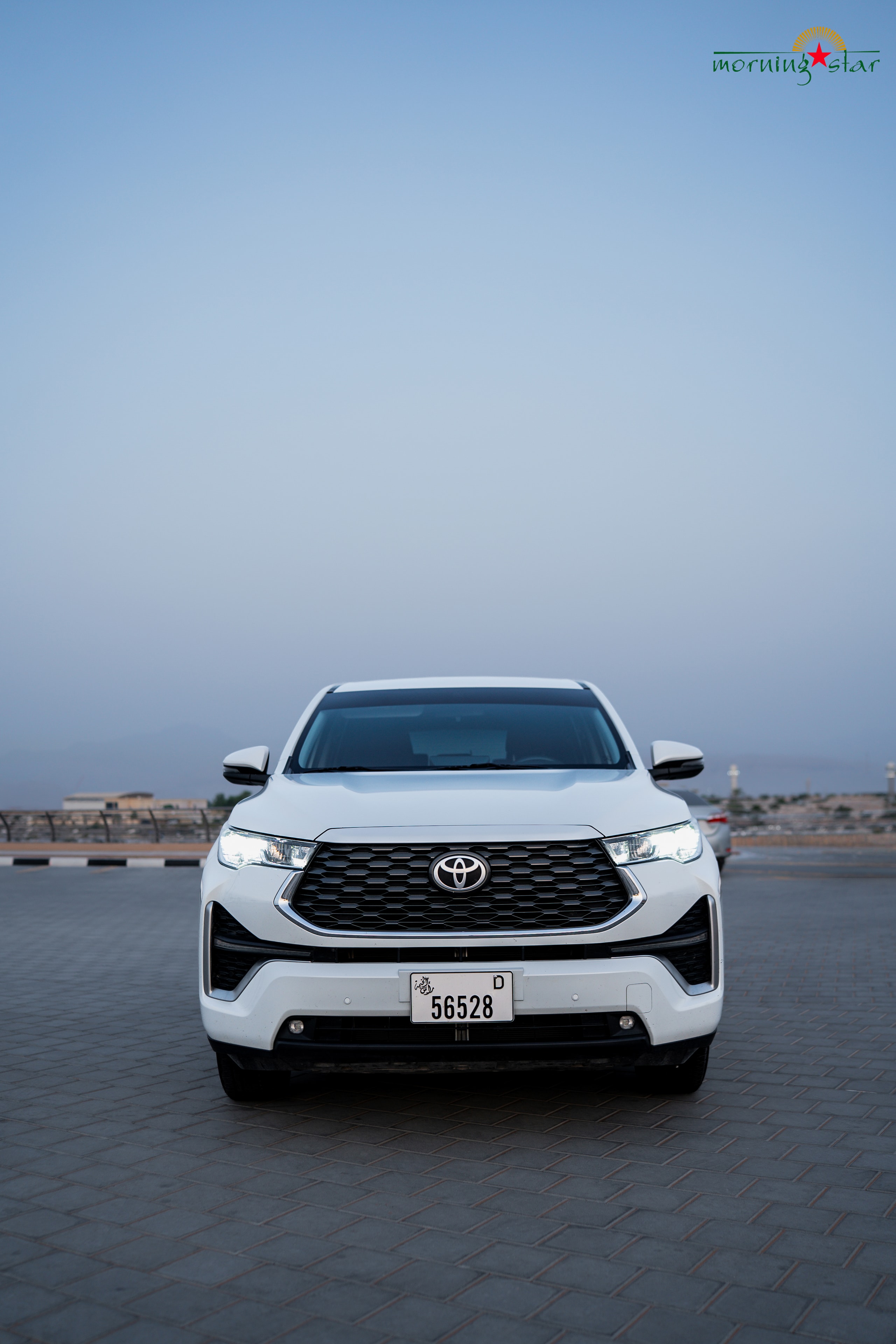 Toyota Innova Hycross front view — Morning Star UAE