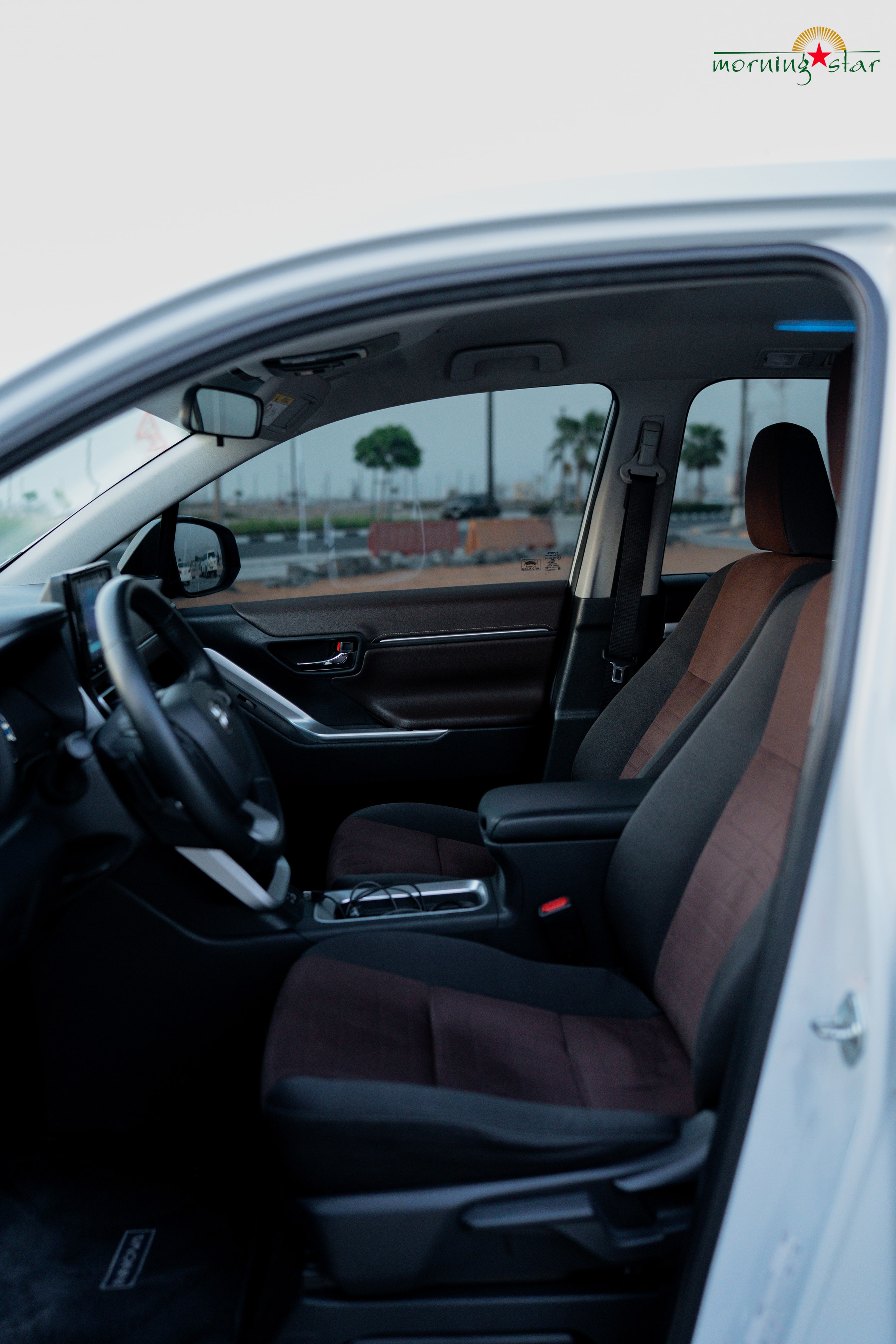 Toyota Innova Hycross front seats interior — Morning Star UAE