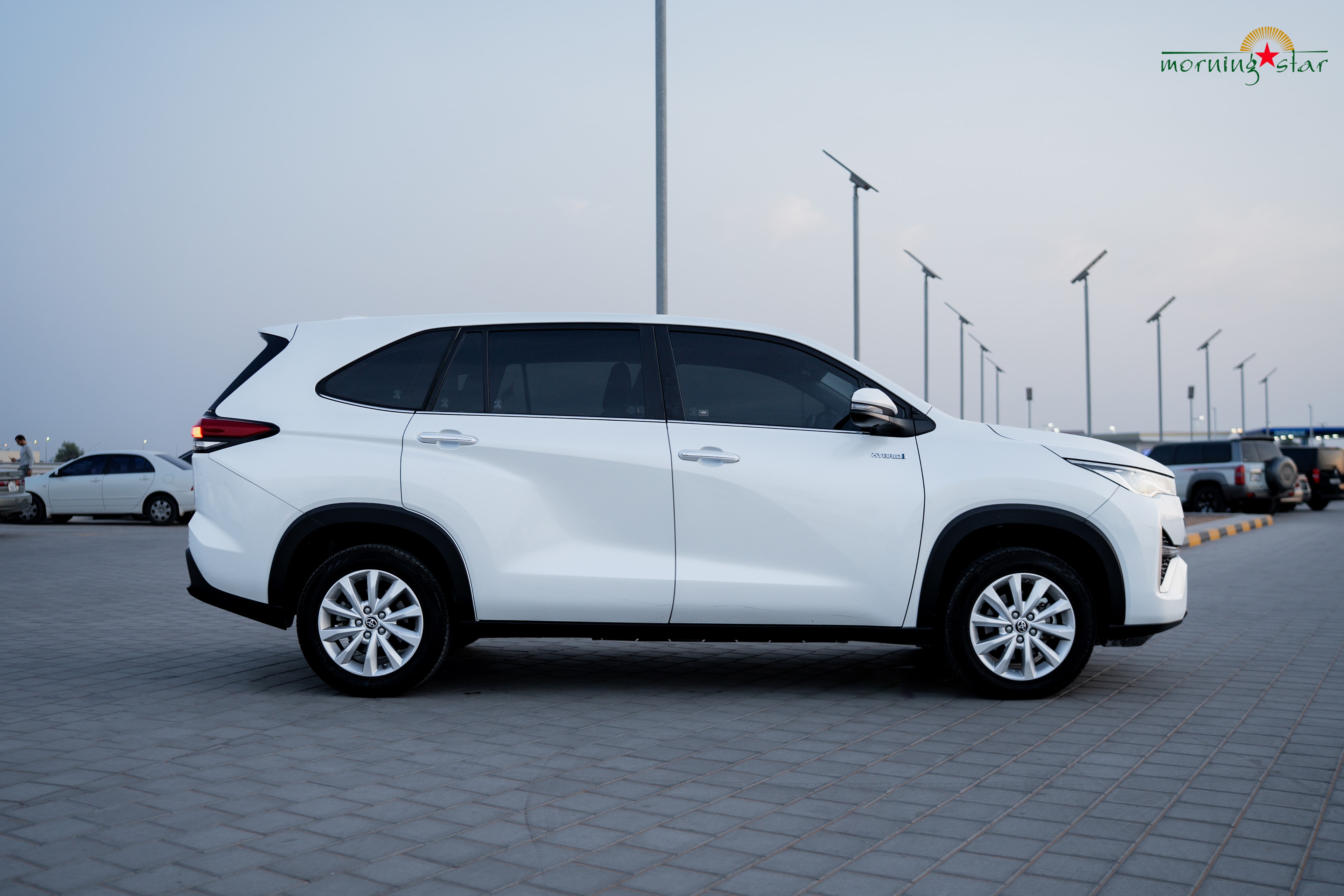 Toyota Innova Hycross side profile — Morning Star UAE